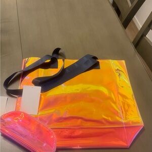 Dutch Bros Iridescent Orange Shoulder Bag